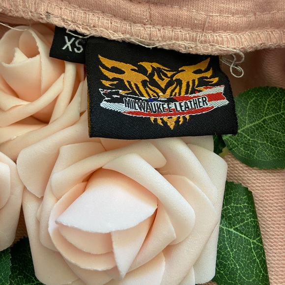 BNWT XS Milwaukee leather ladies motorcycle jacket - Picture 7 of 7